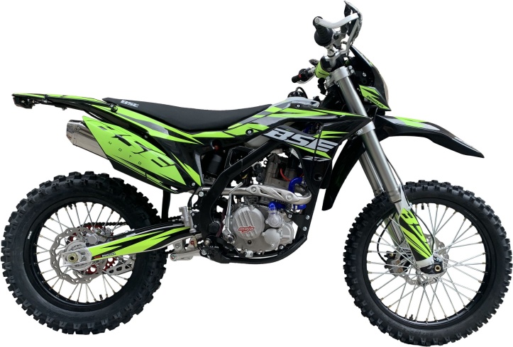 Эндуро / кроссовый мотоцикл BSE Z7 Green Blast (015)