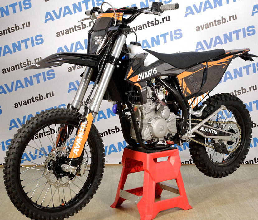 Мотоцикл Avantis Enduro 300 Carb (CBS300/174MN-3 Design KTM черный) KKE с ПТС